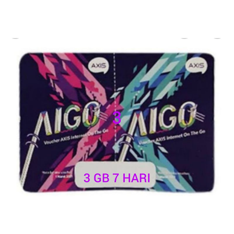 Voucher Axis mini 7 Hari