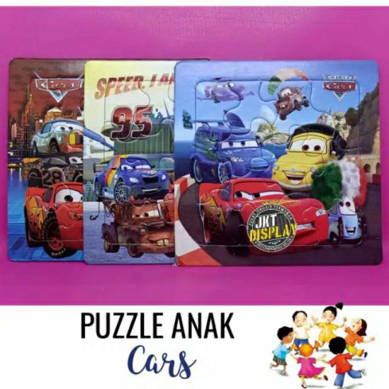 D5 Mainan Puzzle &amp; Mewarnai 2in1 | Edukasi Anak Puzle Bongkar Pasang Motif Kartun Karakter