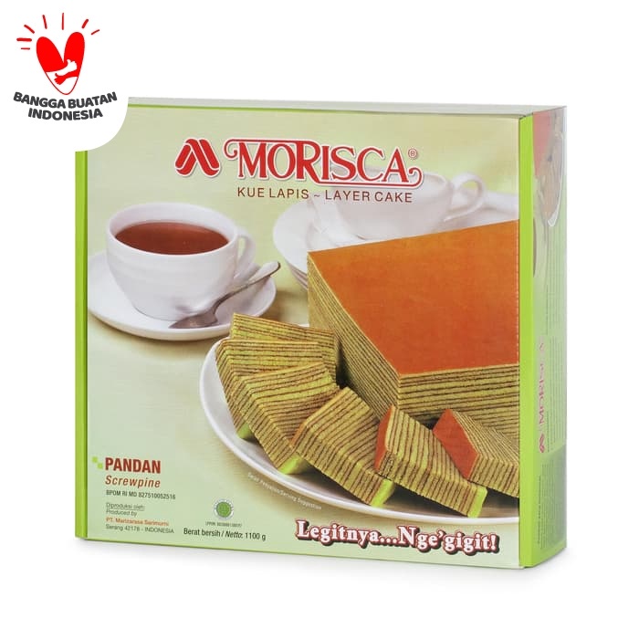 

T20R Morisca Kue Lapis Pandan 1100 Gr Ht501Gr