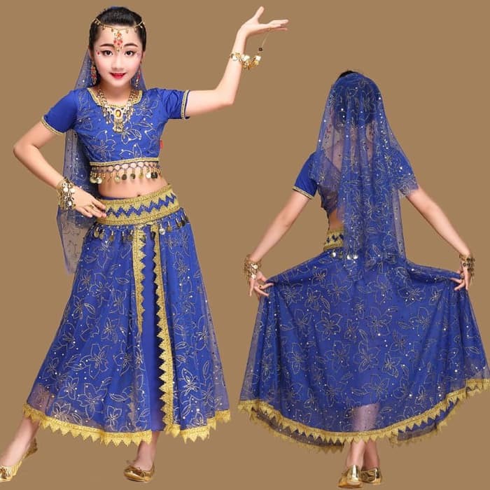 INDIA BELLY DANCE costume haloween kostum anak baju nari tari perut 2