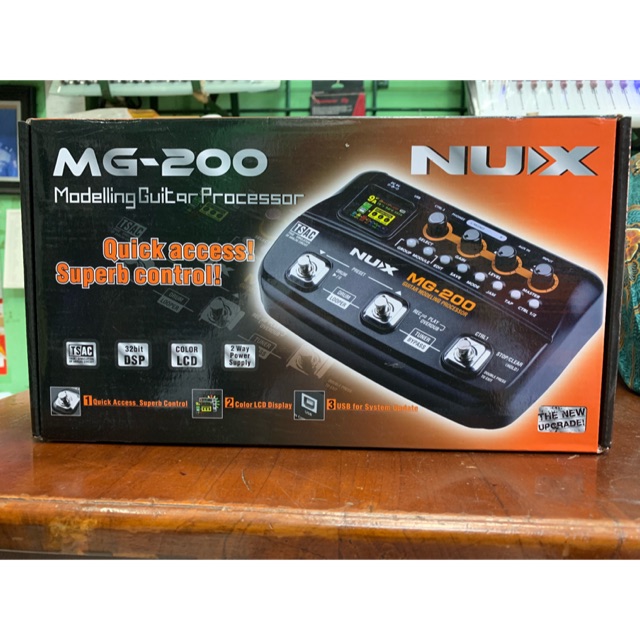 Effect gitar nux mg 200 . Efek gitar nux mg 200