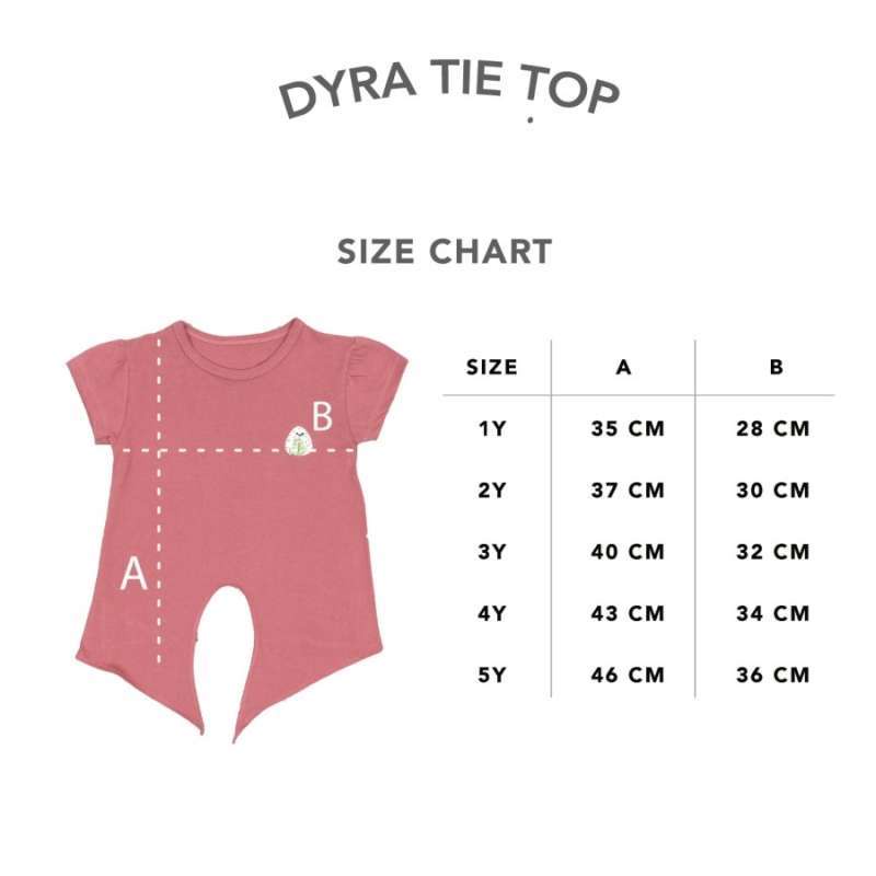 Mooi Dyra Tie 1 - 5 Tahun ( Baju Atasan Anak)