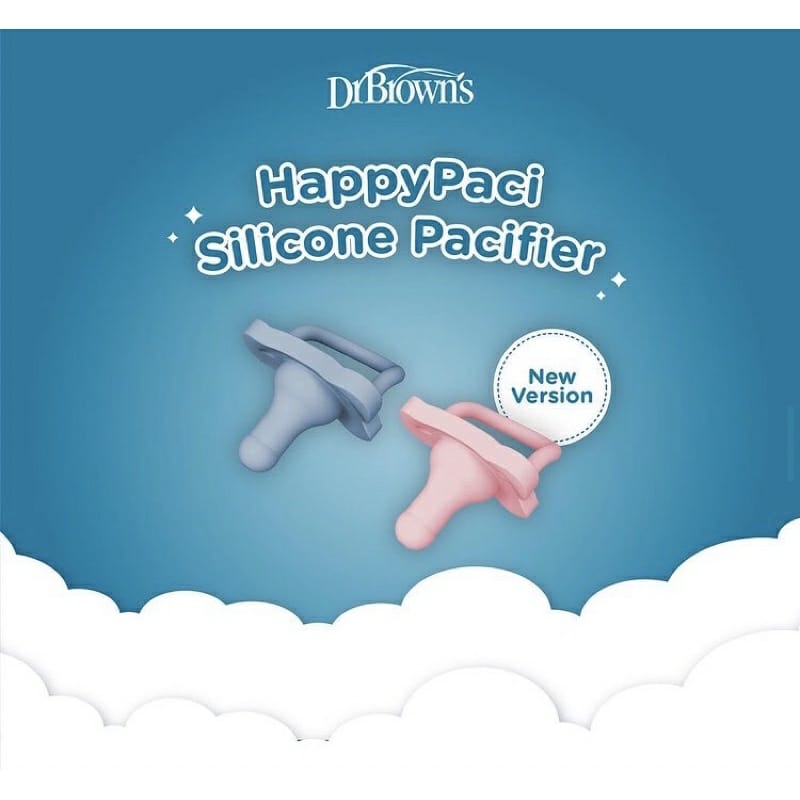 Dr Brown's Happy Paci Silicone Soother 0-6m / Empeng bayi