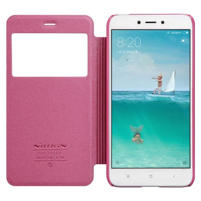 XIAOMI Redmi 4X Flip Cover View NILLKIN Sparkle Hard Case