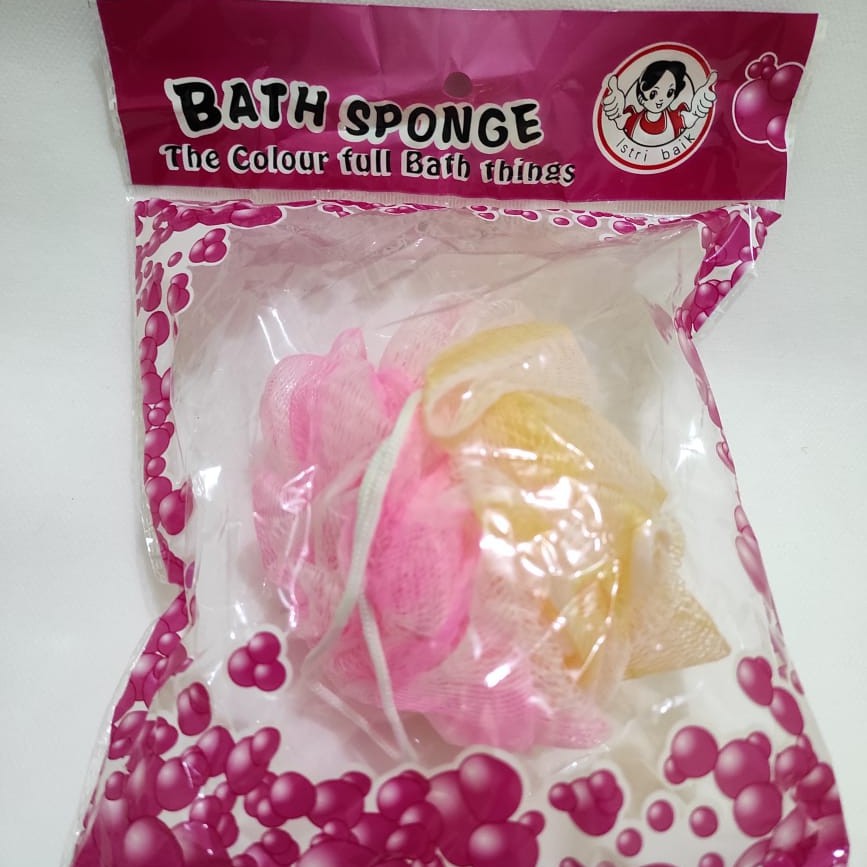 Spons Mandi Rainbow Besar / Spons Mandi Murah Unik / Bath Sponge Lembut / TS-6