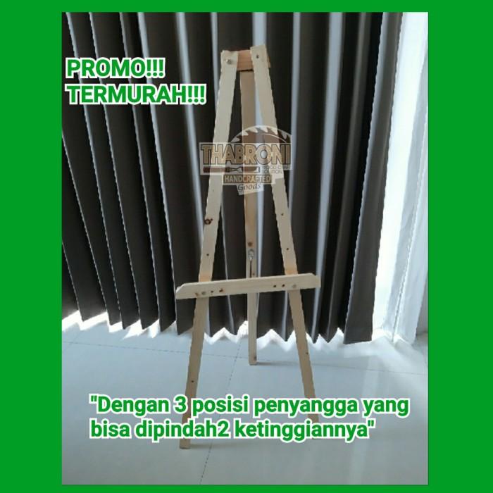 

Standing Tripot 120Cm Kayu Kaki Penyangga Papan Tulis Kapur Dekorasi W 070