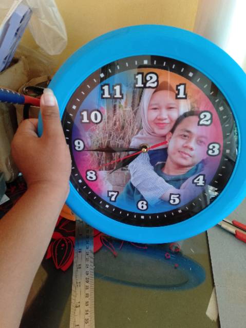 Jam dinding Foto custom