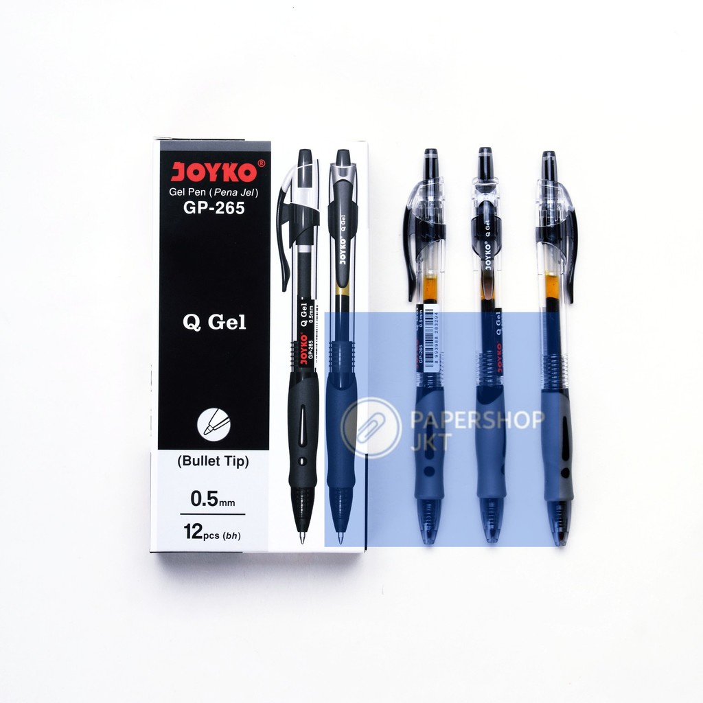 [HUSNA COLLECTION] Pulpen Gel Joyko GP-265 Q-Gel 0.5mm / Pulpen Joyko / PULPEN JETREK MEREK JOYKO