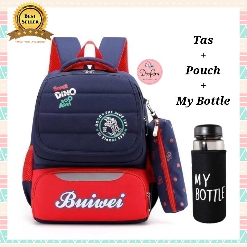 Tas Ransel Anak Tas Sekolah Anak PerempuannTas Wanita Set My Bottle dan Pouch Pensil