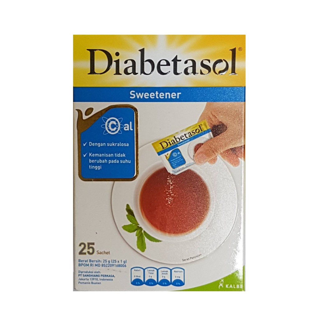 

Diabetasol Sweetener 25 x 1 gr