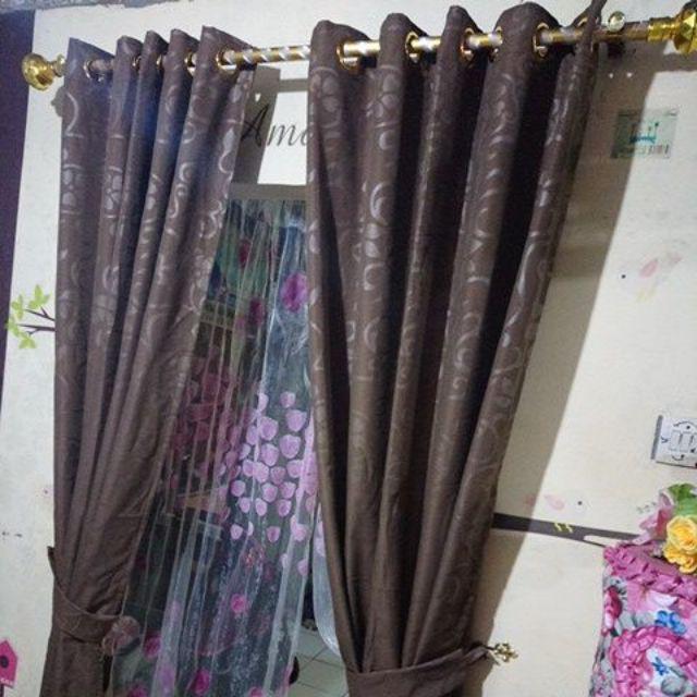 Promo Gorden Gordyn Smocring 10 Lobang Di Jual Perlembar