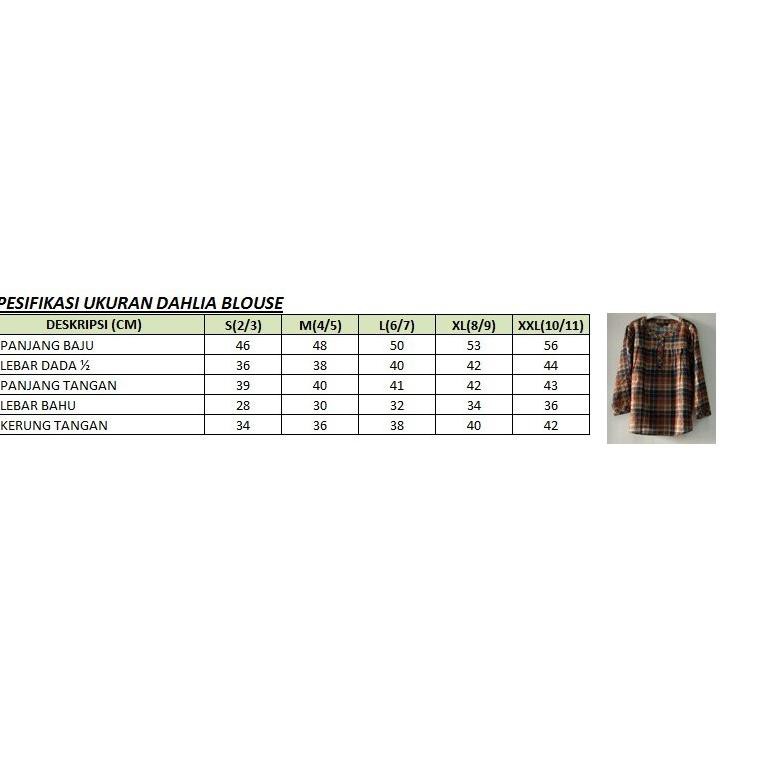 STAR Dahlia Blouse - Blus Anak by Azhania Kids