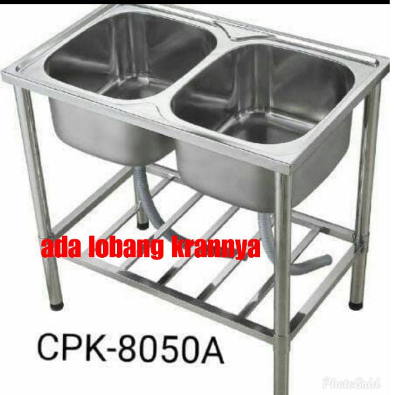 sink portable lobang dalam bak cuci piring portable