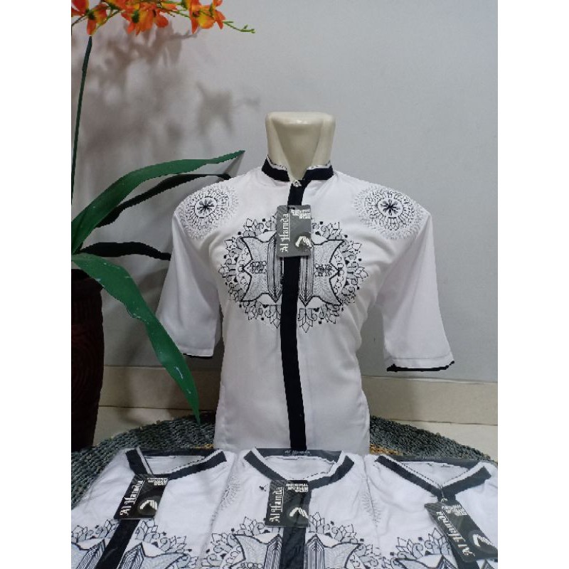 Koko bordir Tasikmalaya / Koko dewasa putih