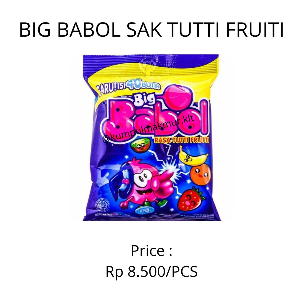 

PERMEN KARET BIG BABOL SAK