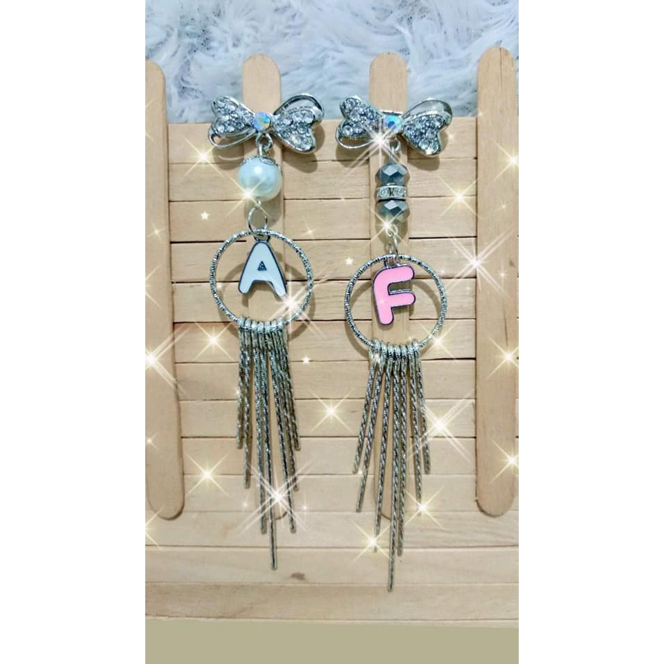 BROS DAGU JUNTAI HURUF WARNA POXY | BROS DAGU JUNTAI NAMA | AKSESORIS HIJAB | BROS NAMA