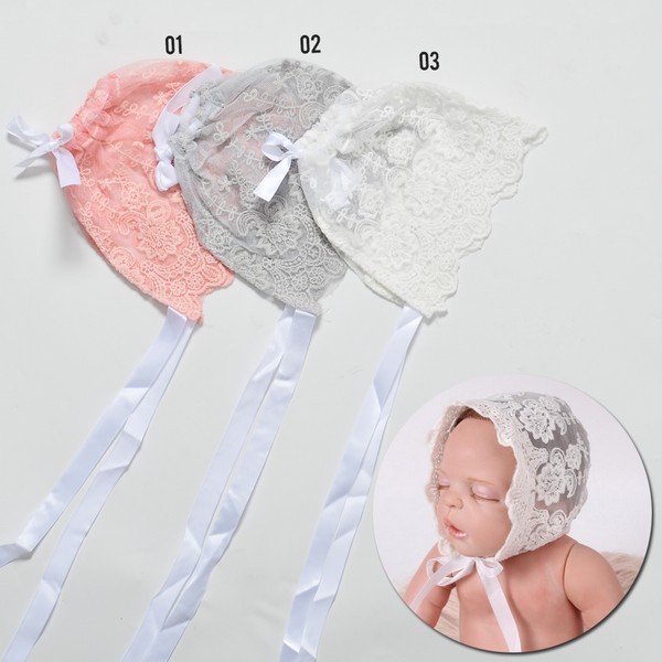 Topi Bayi Newborn Model Lace Renda C201