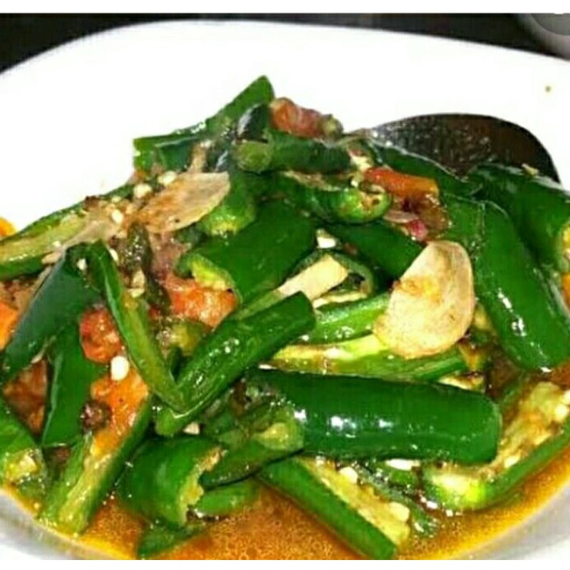 

tumis cabai hijau..siap makan 400 gram