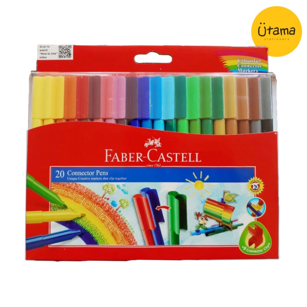 

Spidol Faber-Castell Connector Isi 20/Faber Castell/Castel