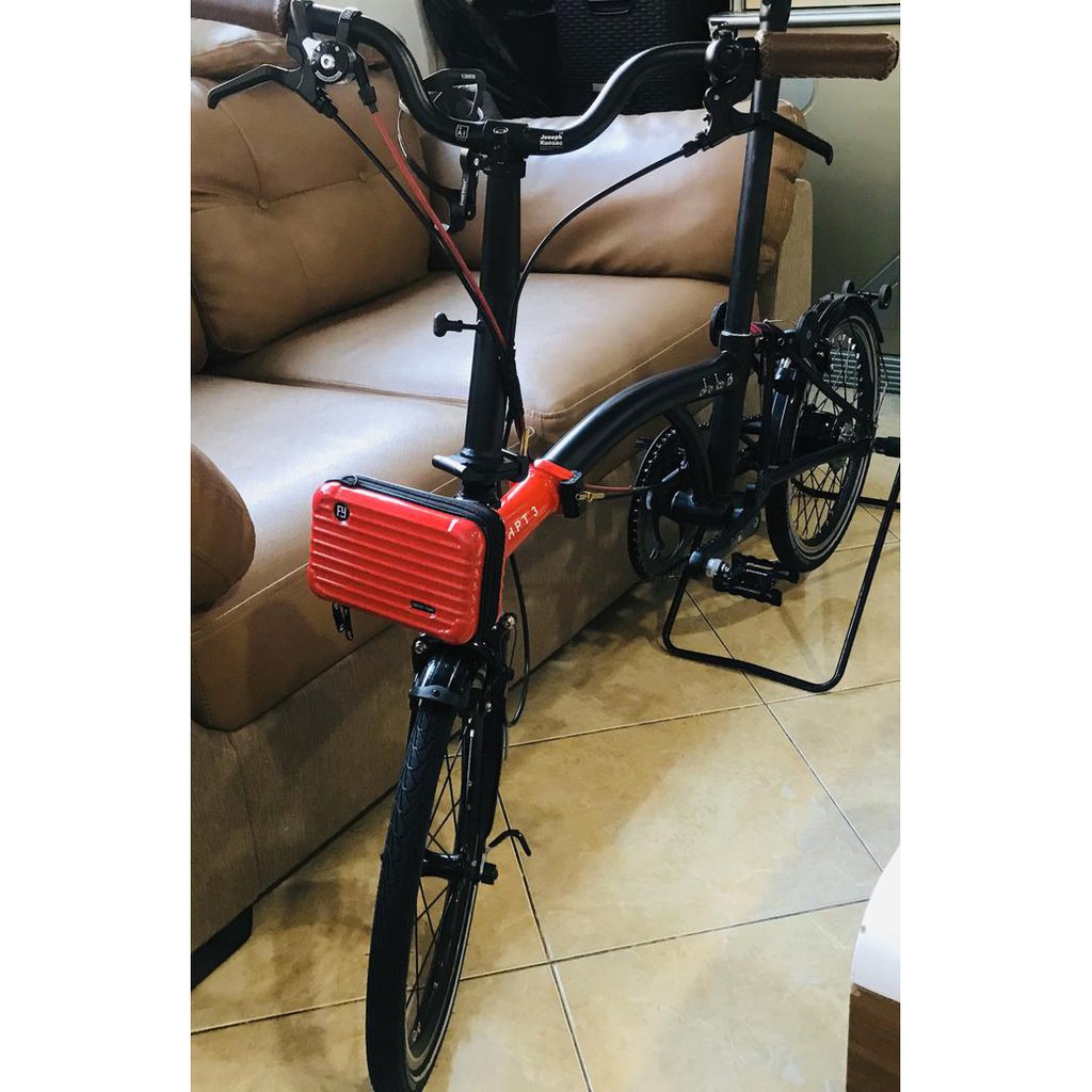 Kualitas Terbaik - Brompton Mini Front Bag Classic / Tas Sepeda Lipat Klasik Kecil