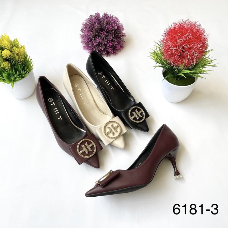 High heels Doff Premium TMT 6181-3 Import high quality fashion shoes sepatu wanita hak tinggi kerja