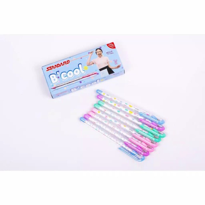 

Buruan Standard Pen Pulpen B'Cool Isi 12 Bcool Bulpen / Ballpoint / Bolpen Gilaa!!!
