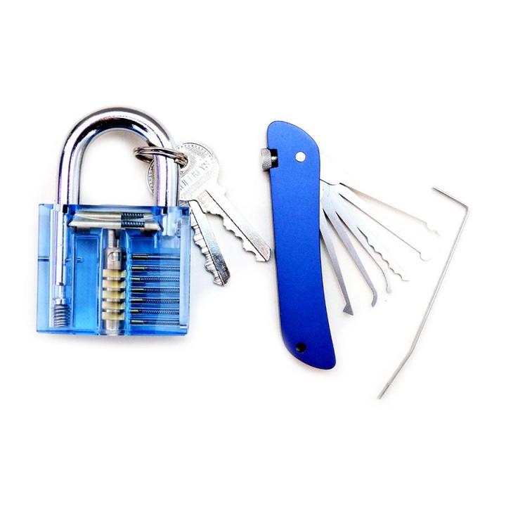 Latihan Buka Gembok- Practice Lock with Quick Opener Lock Pick