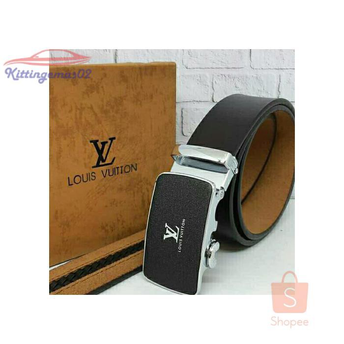 IKAT PINGGANG PRIA GESPER SABUK KTG2I350 REL KULIT ASLI LV