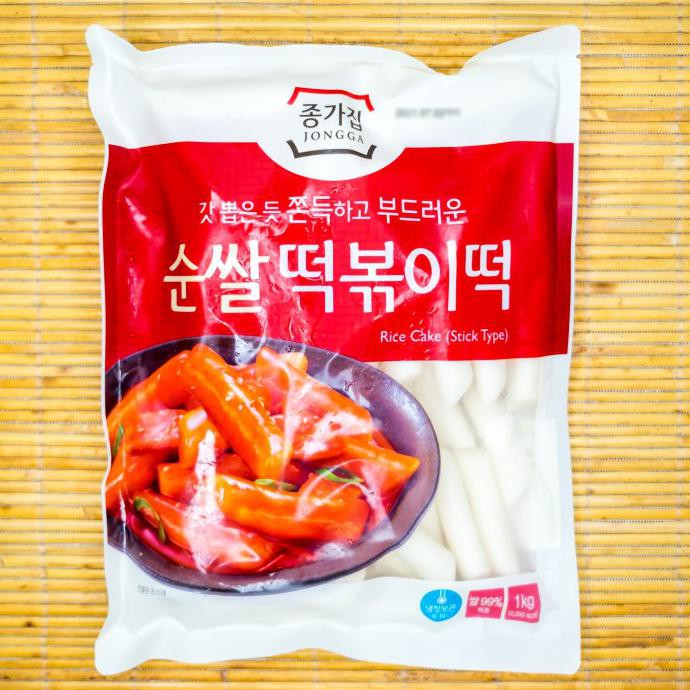 

ECERAN tteokbokki rice cake (jongga) - 1kg TERPERCAYA Kode 589