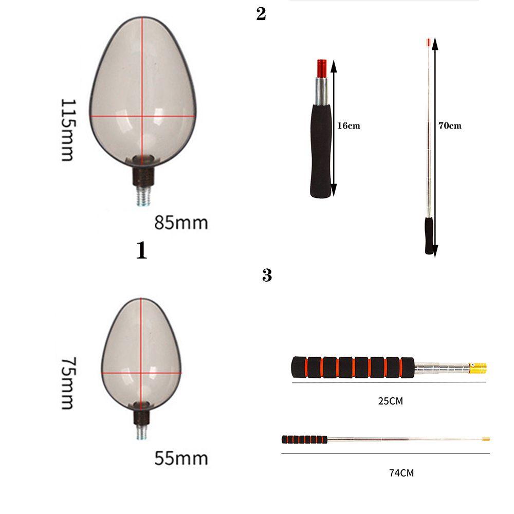 Preva Umpan Lempar Sendok Alat Pancing Yang Dapat Ditarik Long Throw Casting Scoop