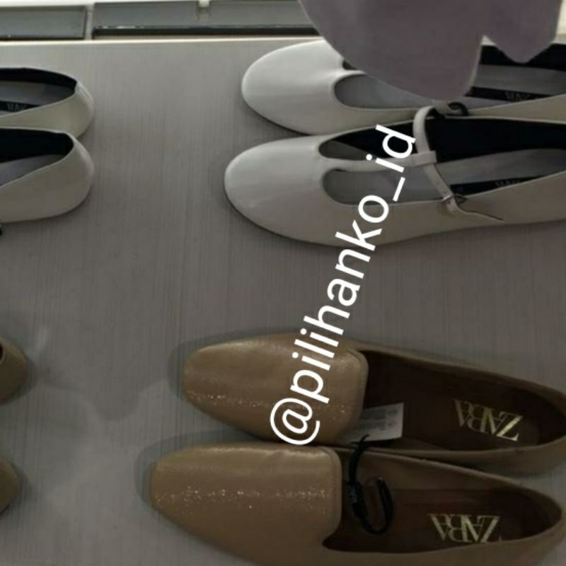 Sepatu Zara Original Loafers With Buckle Jastip