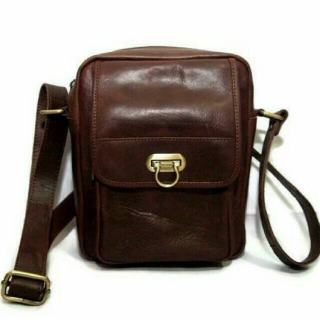 Tas kulit cowok kecil