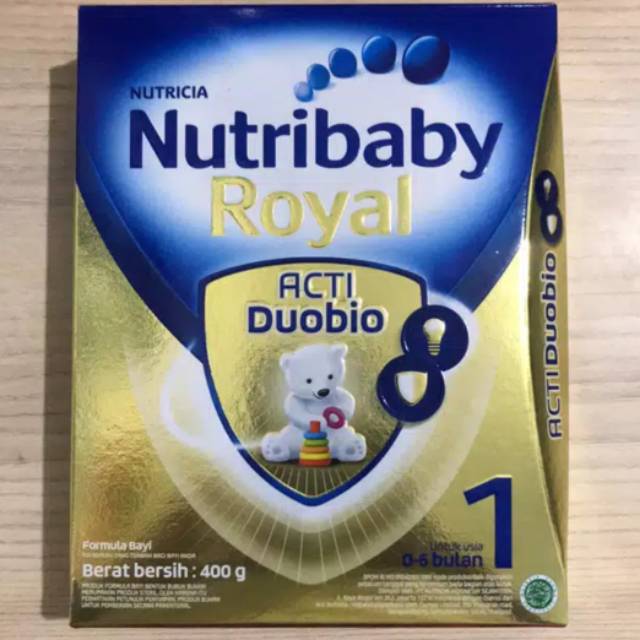 Nutribaby Royal tahap 1 susu formula bayi 0- 6 bulan 400gr.