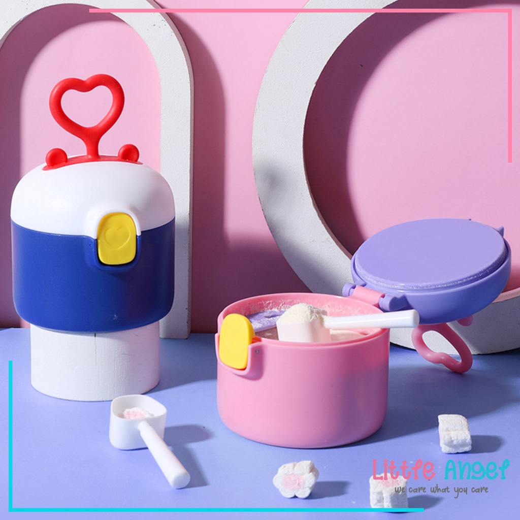 Tempat Kotak Wadah Penyimpanan Susu Bubuk Bayi Dispenser Susu Formula Anak Kontainer Travel Milk Case Sealed Anti Tumpah Portable