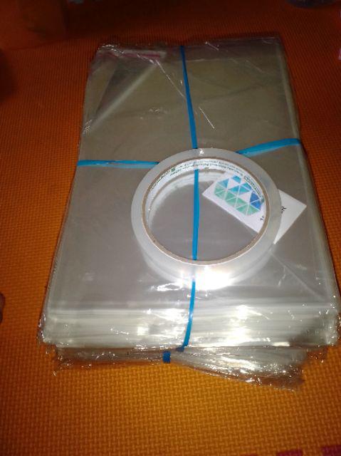 Plastik Opp 16 X 21,5 Cm 18 Mic 100lbr / Plastik Undangan / Plastik Jilbab