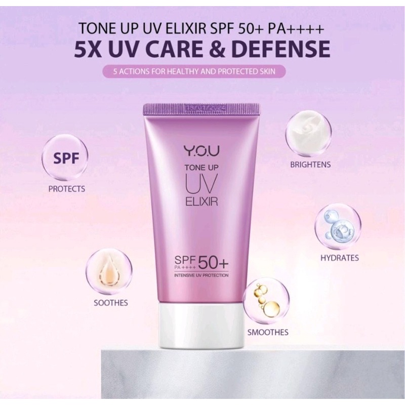 YOU SUNCREEN TONE UP UV ELIXER || YOU TRIPLE UV ELIXER