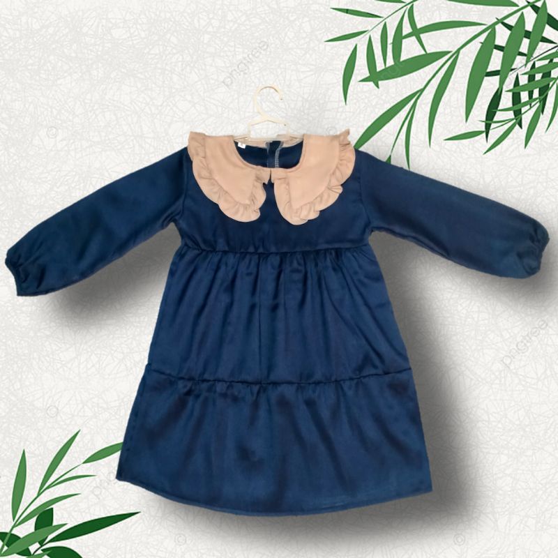 Dress midi anak shakila/pakaian anak/baju atasan