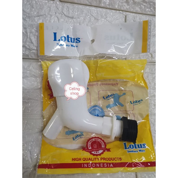 KRAN keran AIR plastik LOTUS BIASA