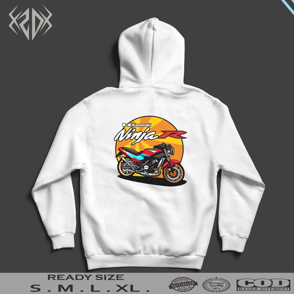 HOODIE KAWASAKI NINJA R SERI 1 / JAKET PRIA / HOODIE PRIA / JAKET KEREN