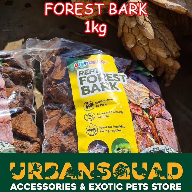 FOREST BARK ALAS KANDANG REPTIL KURA KADAL TORTOISE TEGU REDFOOT