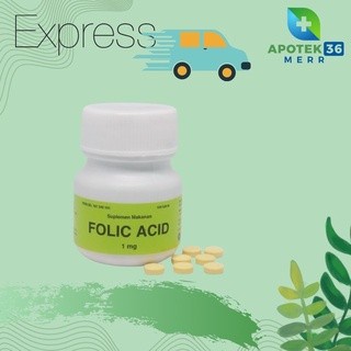 FOLIC ACID 1 MG TABLET FM 100'S/BOTOL