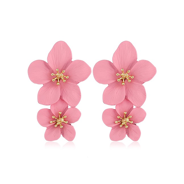 LRC Anting Tusuk Fashion Flower Spray Earrings F4930X