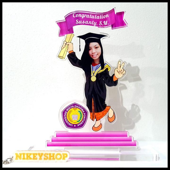 

Muchmuashop | Kado Wisuda Plakat Akrilik 15X10