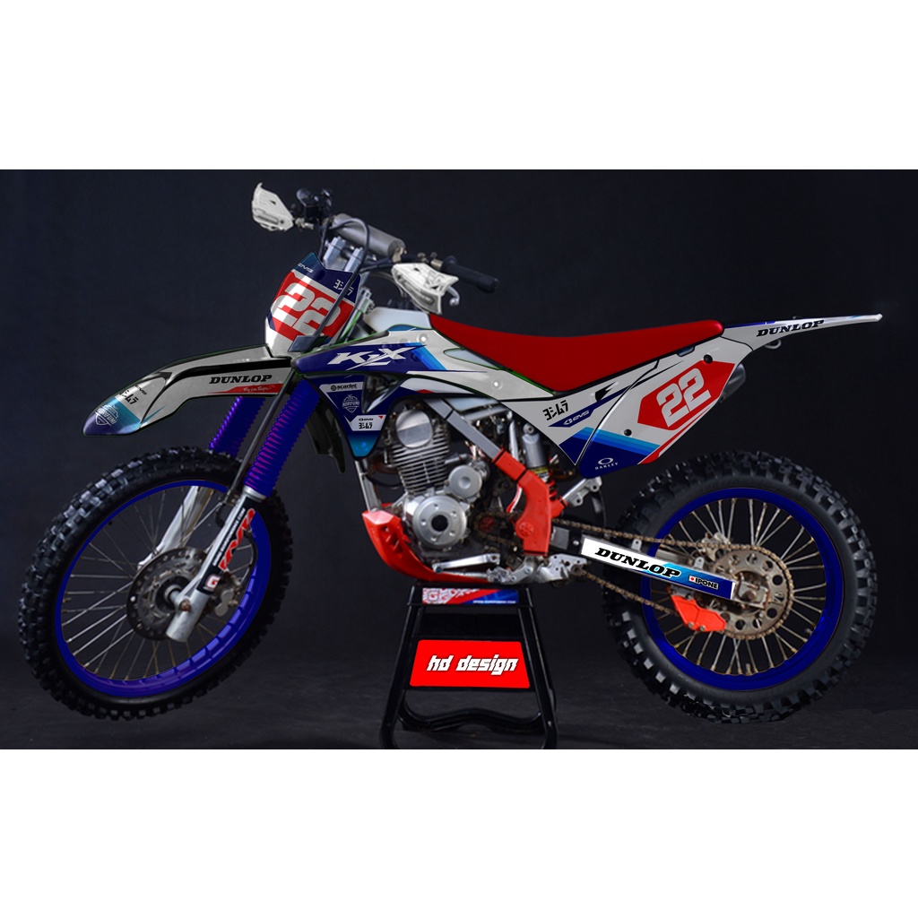 DECAL STIKER KLX GORDON/KLX BF/KLX G/KLX LAMA FULL BODY DESAIN COSTUME