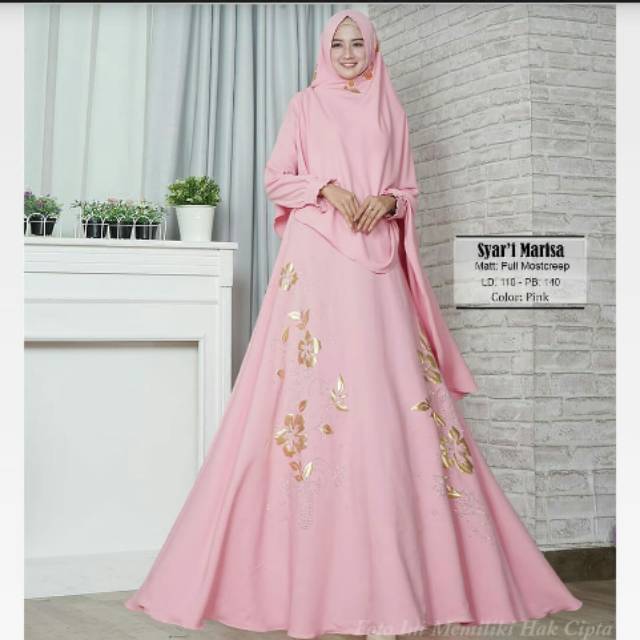 SALE  Syari Moscrepe Marissa Gamis
