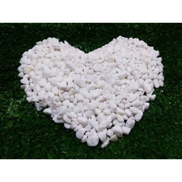 BATU PUTIH BATU ALAM [800 gr]batu italy batu hias batu putih italy arttificial