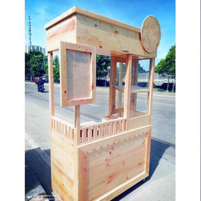 Booth porthable booth jati belanda  gerobak jati belanda