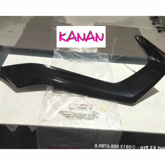 COVER TENGAH DELTABOX KANAN NEW NMAX HITAM ORIGINAL YGP