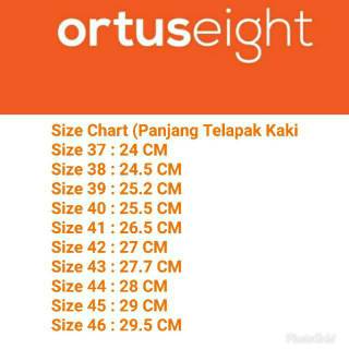  Size  chart  sepatu  original insole sepatu  ortuseight  