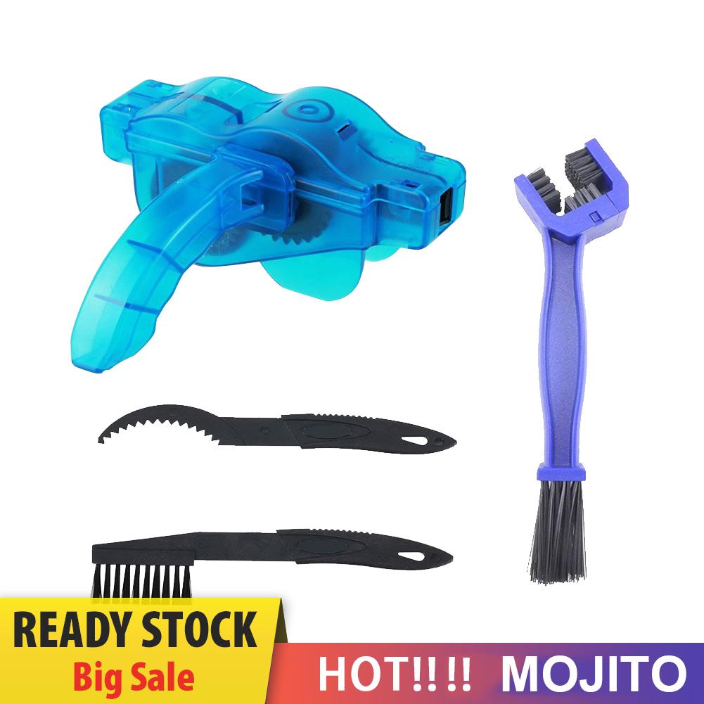 4pcs / Set Sikat Pembersih Rantai Sepeda Mtb